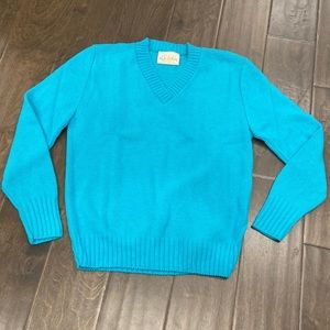 Vintage Kate Collins Turquoise Sweater size S